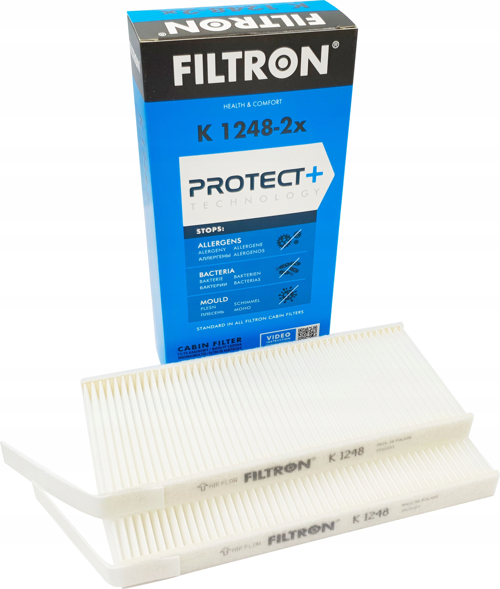 

Filtron Filtr Kabinowy K 1248-2X Węglowy Podwójny