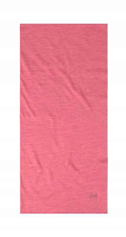 Buff komin chusta z wełny merino lightweight cyber pink