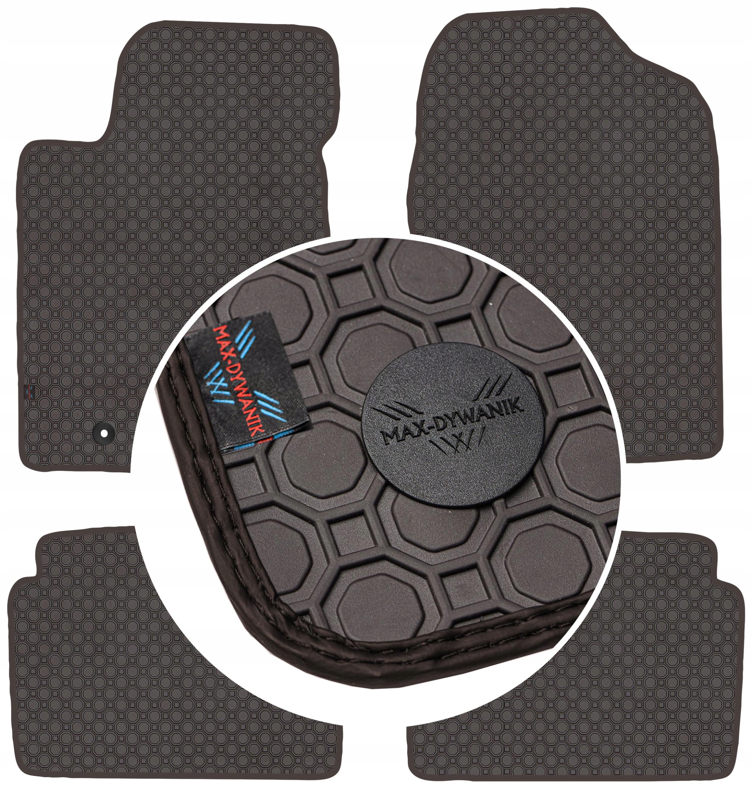 Toyota Avensis II 2003-2009 Koberce Hnedé