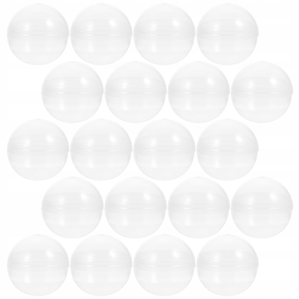 PUSTE PRZEZROCZYSTE OKRĄGŁE KAPSUŁKI MAŁE KAPSUŁKI PREZENTOWE