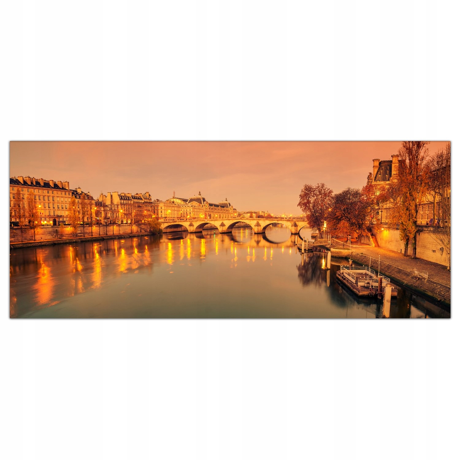 

Hartowany Obraz Szklany Rzeka Wschód Słońca 125x50