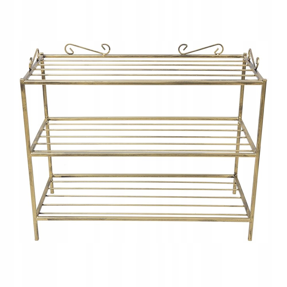 

Półka na buty metalowa złota 60cm klasyczna szafka
