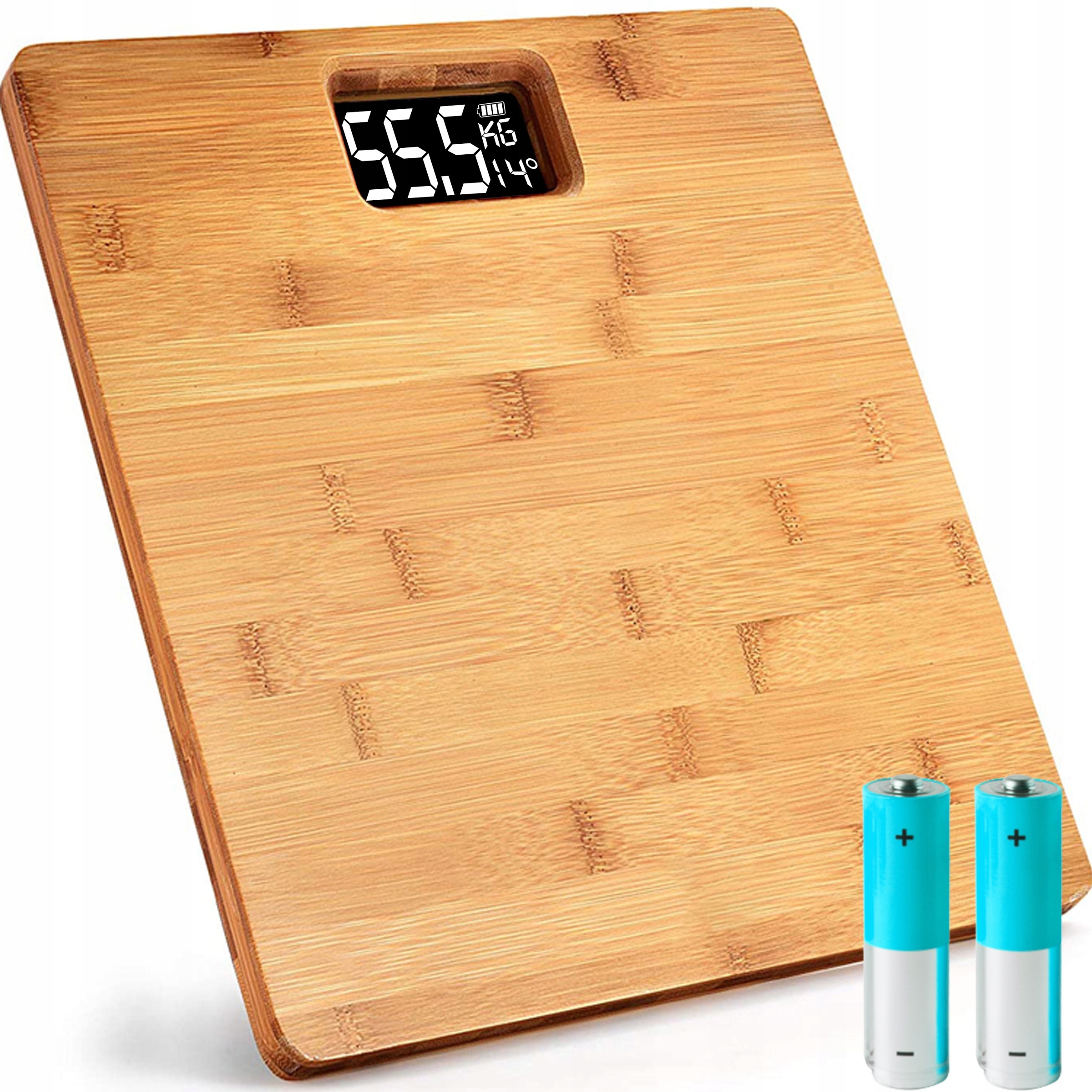

Waga Łazienkowa Elektroniczna Led Bambusowa 180KG