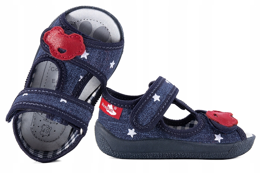 

Renbut 13-140 Sandałki Tekstylne Domowe Jeans 19