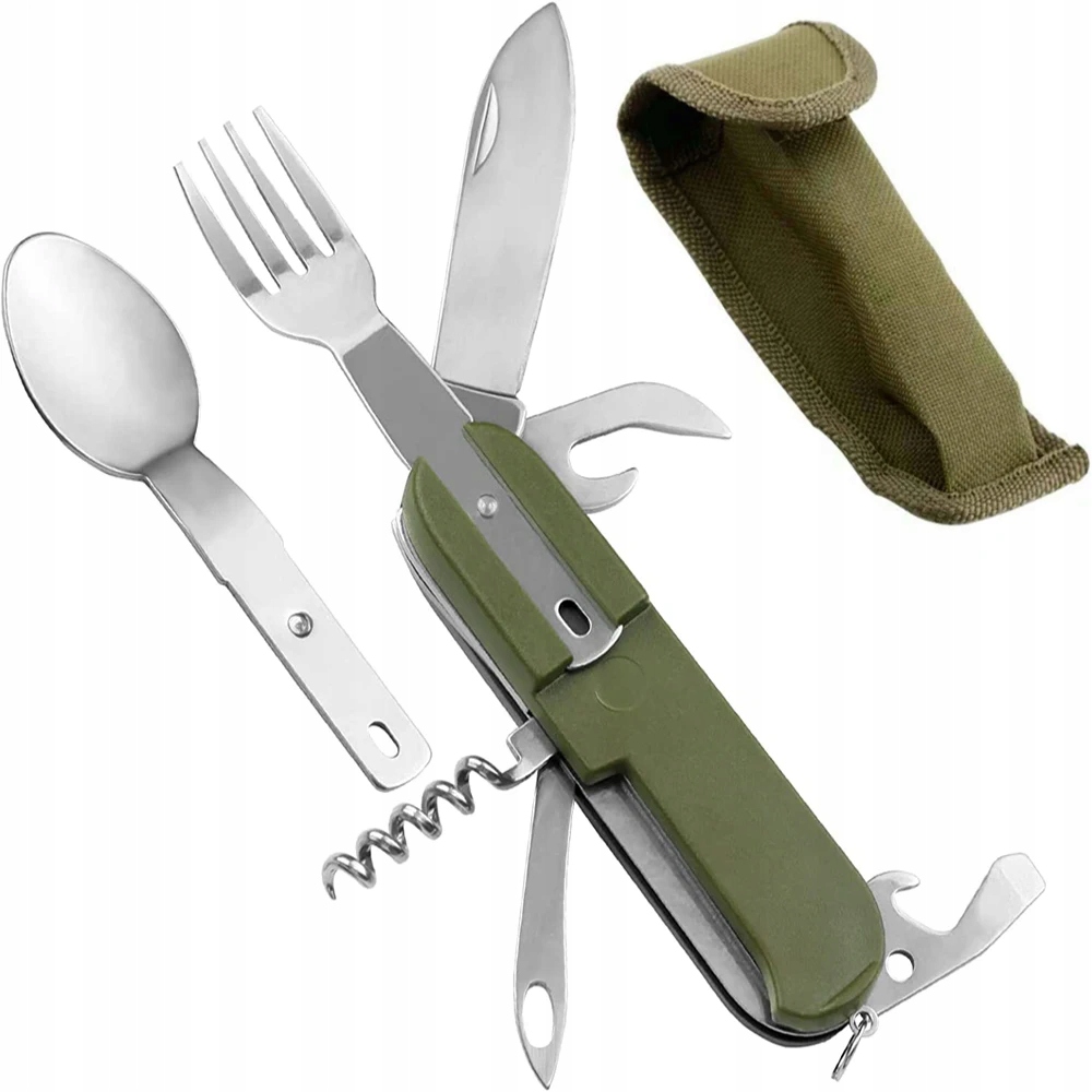 Scyzoryk turystyczny; Niezbędnik; Łyżka; Widelec; Edc