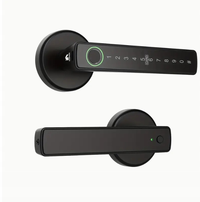 Inteligentní zámek dveří Moderní klika Biometrie Aplikace Bluetooth