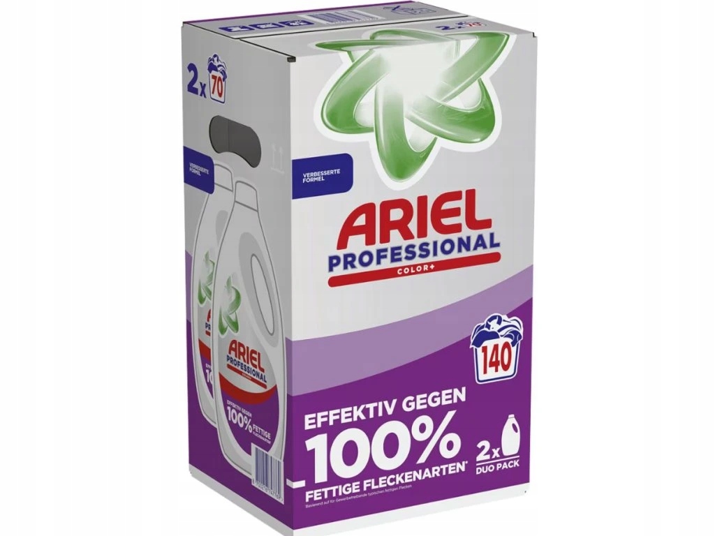 Ariel Professional żel do prania tkanin kolorowych kolor 140 prań
