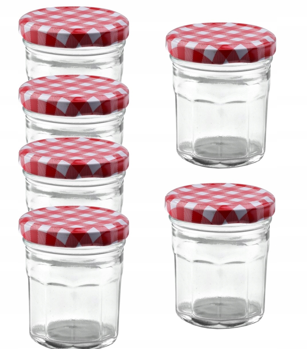

Komplet 6 Słoików Na Przetwory Z Zakrętką 160ml