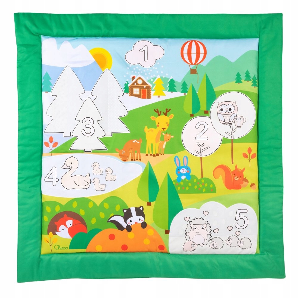 

Chicco Kolorowa Mata Cyfry 80x80 Wodny Flamaster