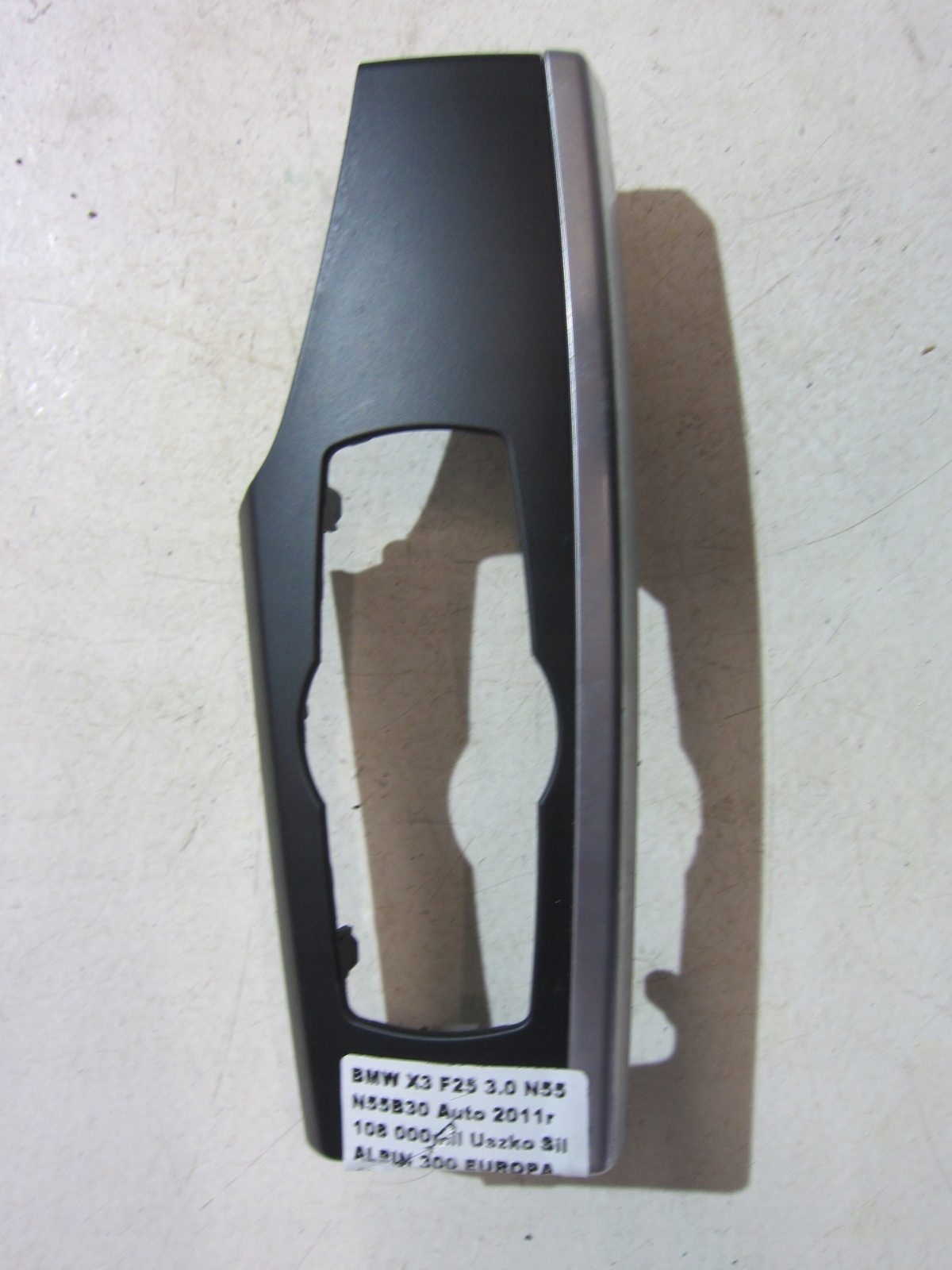 BMW X3 F25 Châssis DEKOR Console 9184124