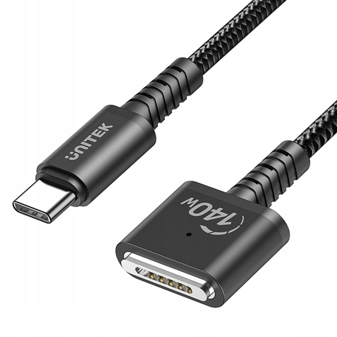 Unitek Kabel zasilający Usb-c MagSafe 3 140W 2 m