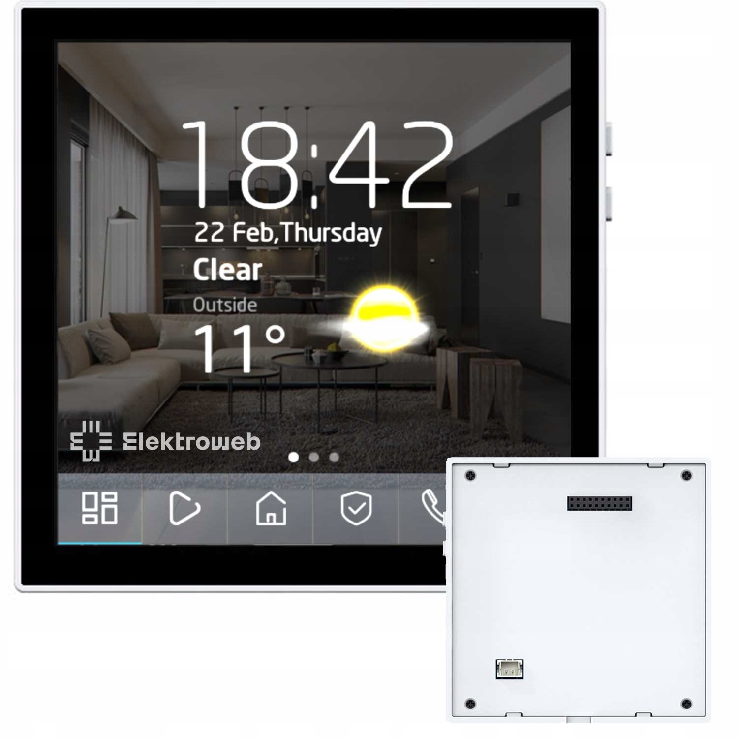 ESP32-S3 Waveshare LCD 480x480 4" dotykový Wi-Fi Ble Rtc reproduktor Usb-c