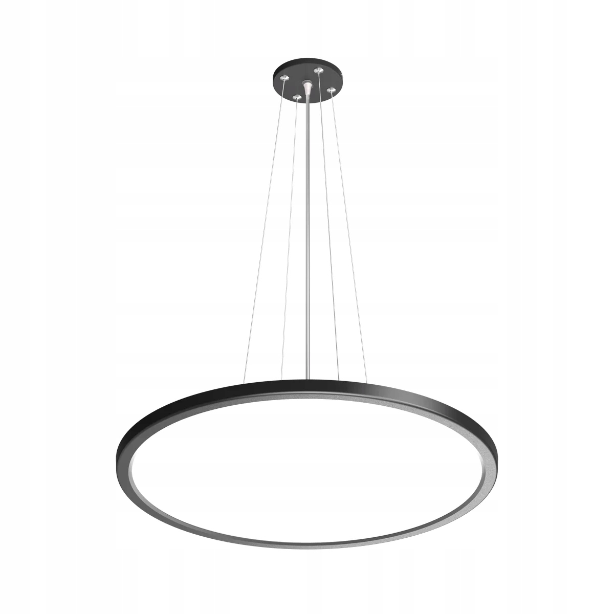 Závesná Led lampa kruh Ø48 variabilná farba 36W čierno-biela Italux