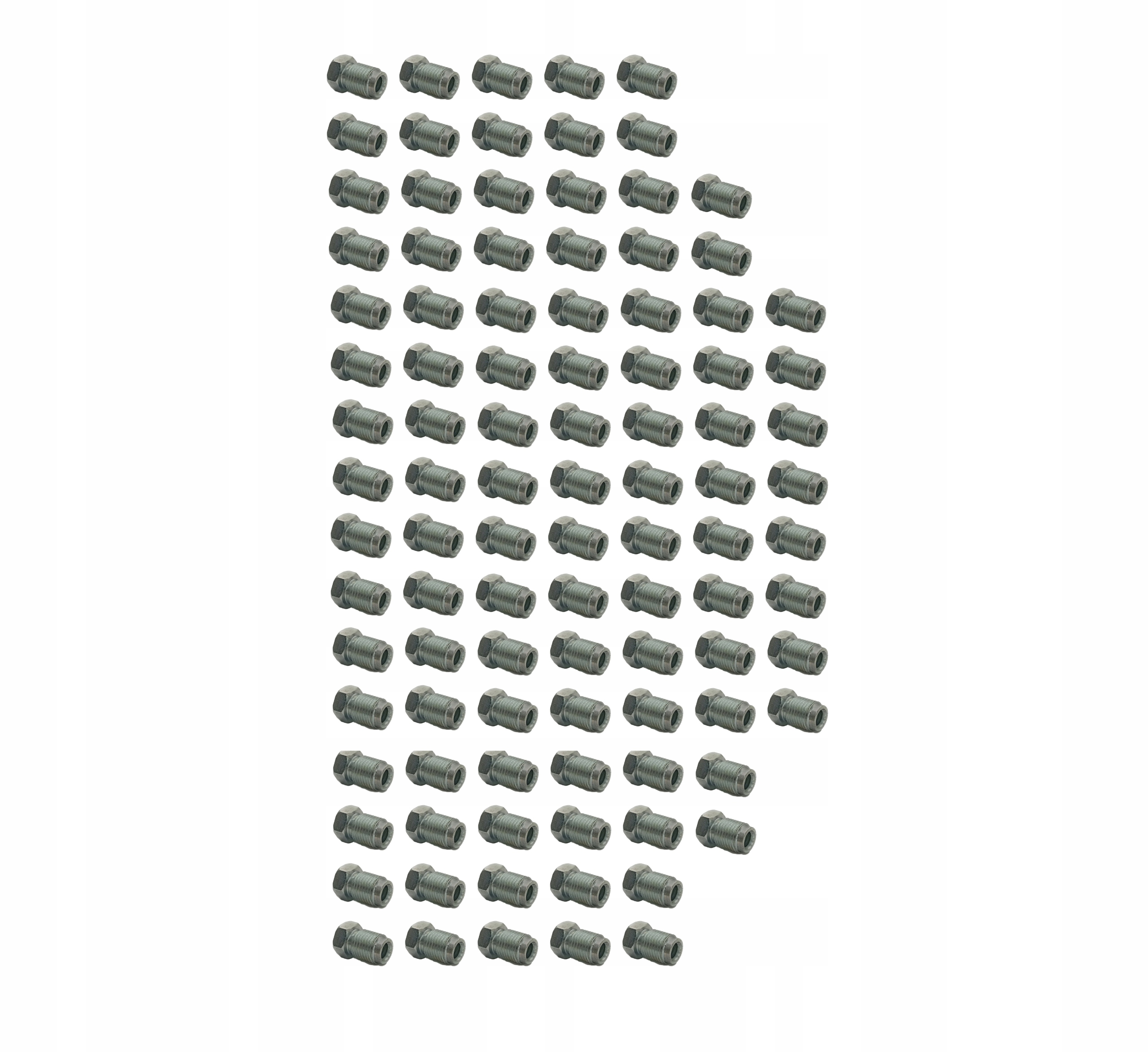 100x Koncovka brzdového potrubí pevná M10x1 Sf houba klíč 11
