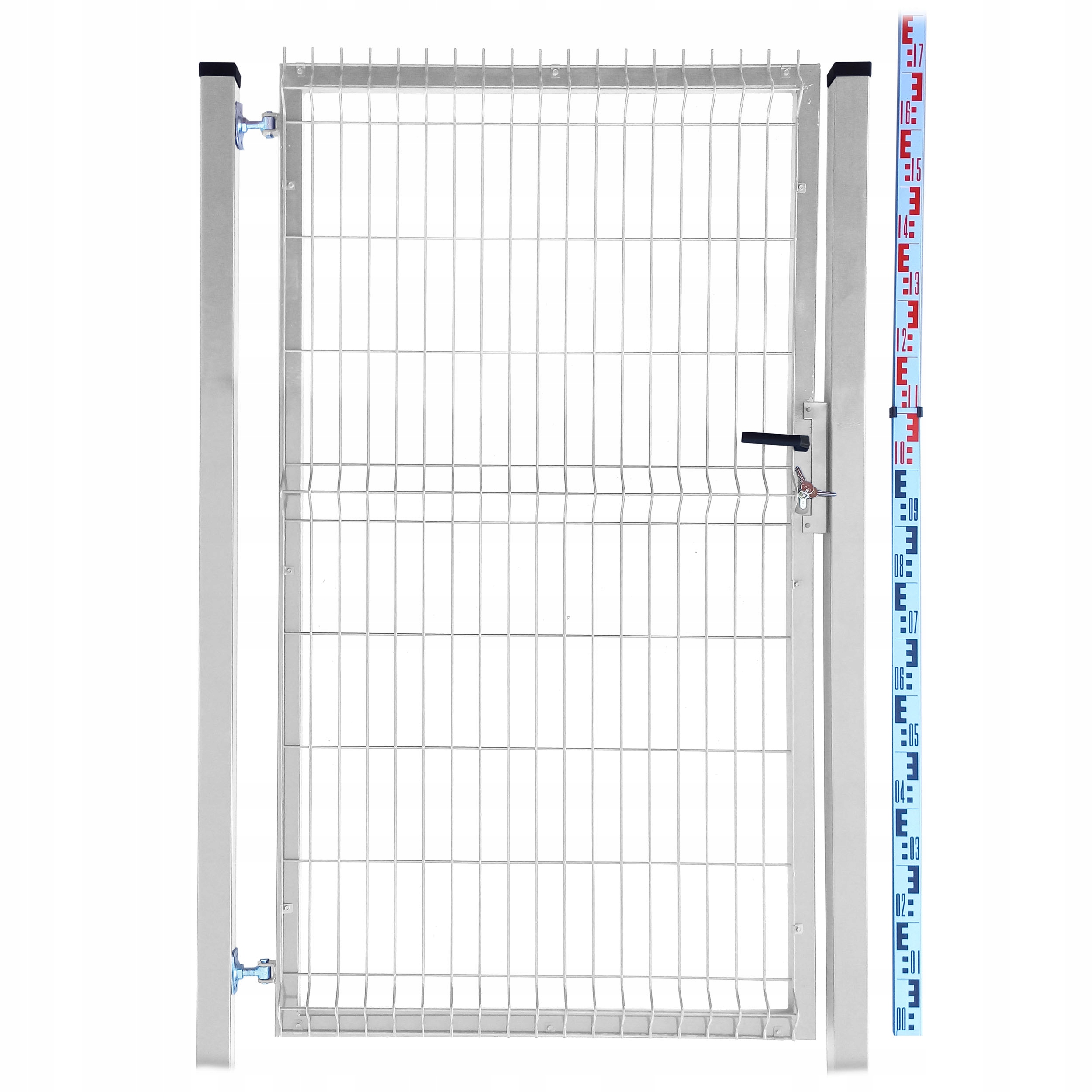 Panelová branka 170 cm Plotová pozink 2 sloupky 173 cm