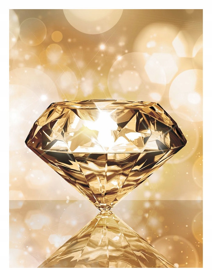 Fototapeta Diamantový lesk Zlaté jiskry luxusu na stěnách 206x275 lepidlo