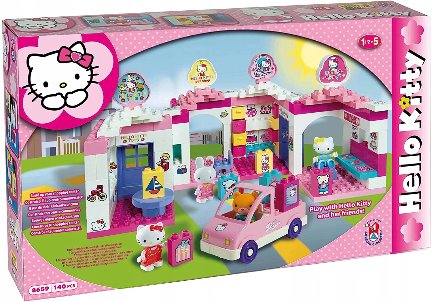 

Hello Kitty Centrum Handlowe Klocki Unico 140 ele