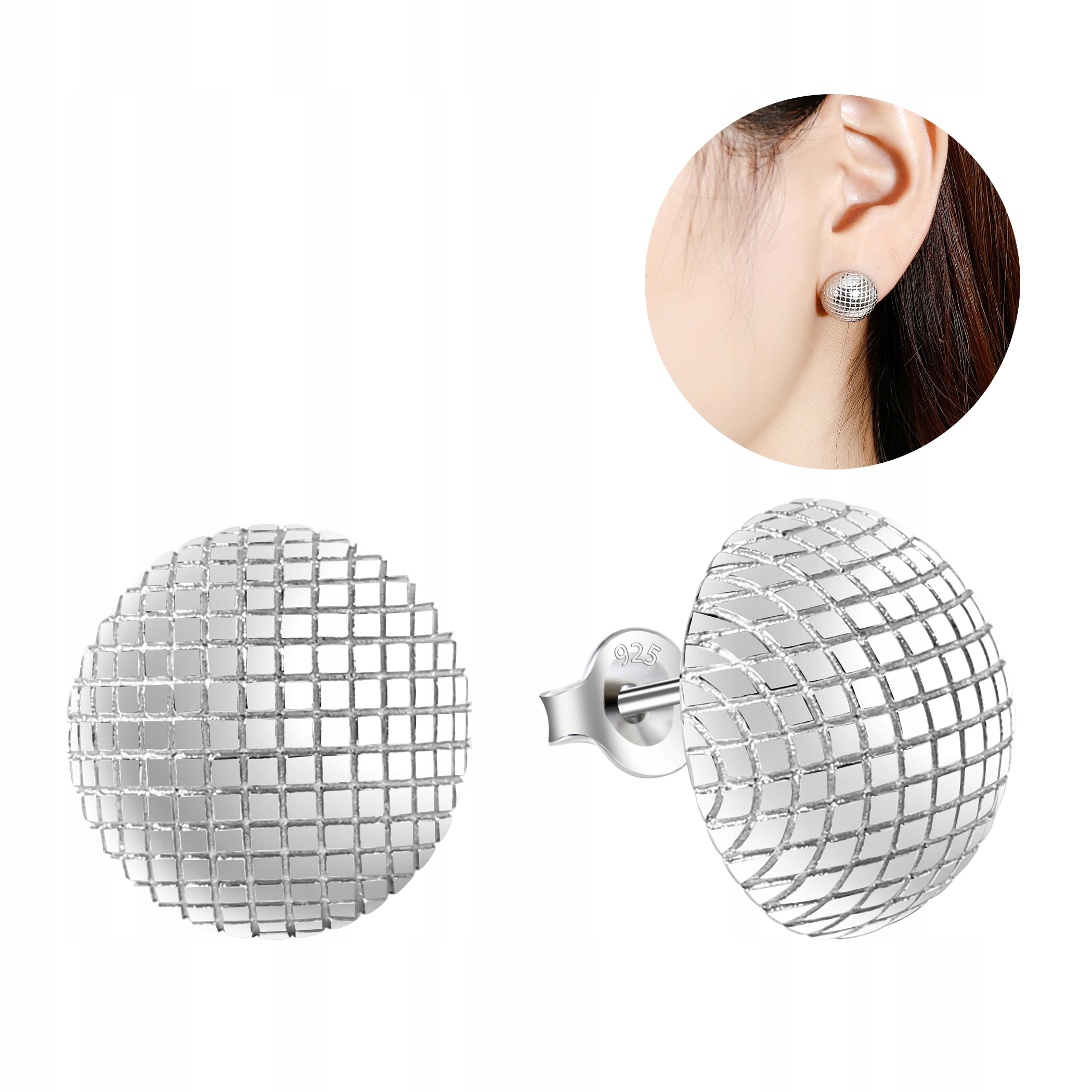 Stříbrné náušnice dámské tyčinky stříbro o ryzosti 925