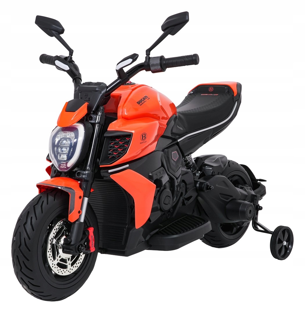 Pojazd Motor Na Akumulator Motor Ducati Diavel Bentley 2x35W Pianka Eva Led
