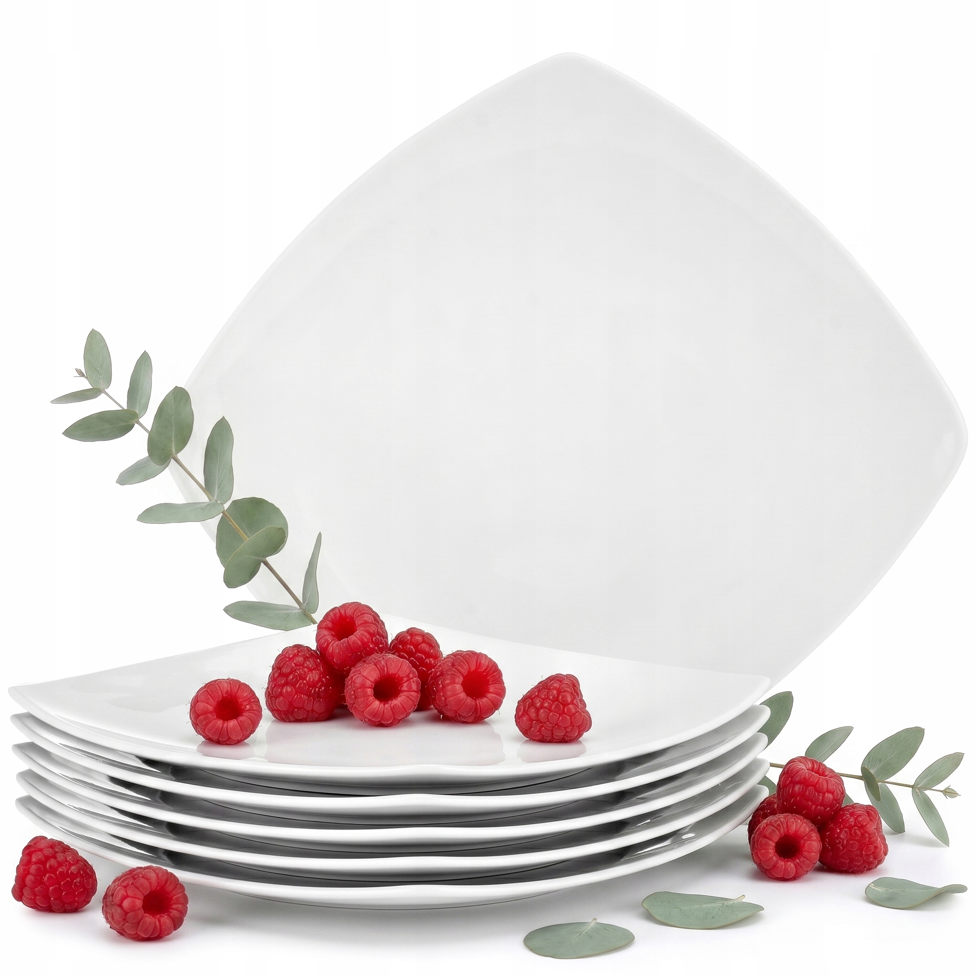 Sada Jídelních Talířů Z Mělkého Porcelánu 6 Ks Carlina Konsimo