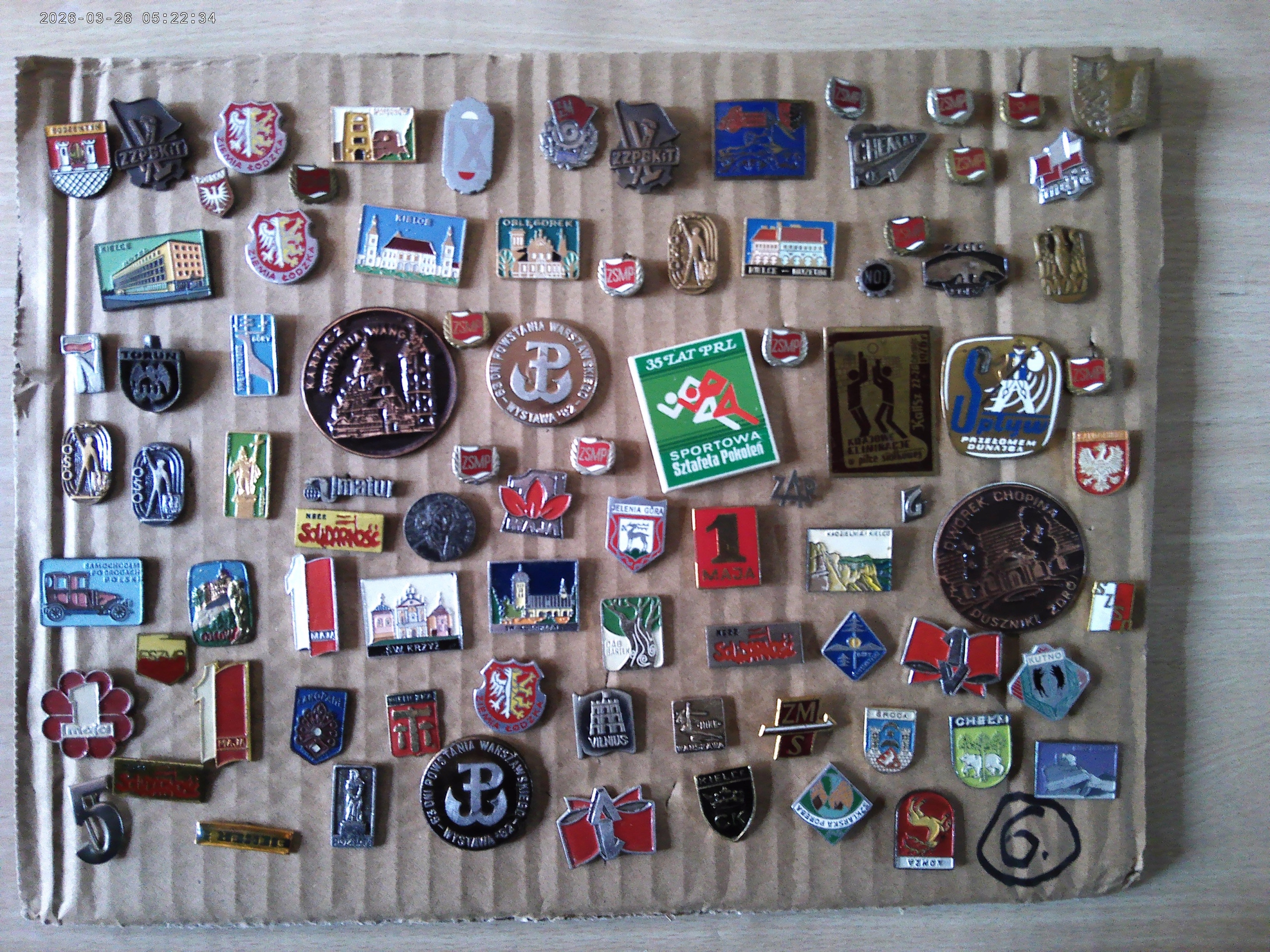 zestaw 187 odznak PRL i współczesne....