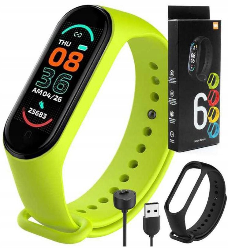 KROKOMIERZ SMARTBAND M6 OPASKA SPORTOWA PULS SMS