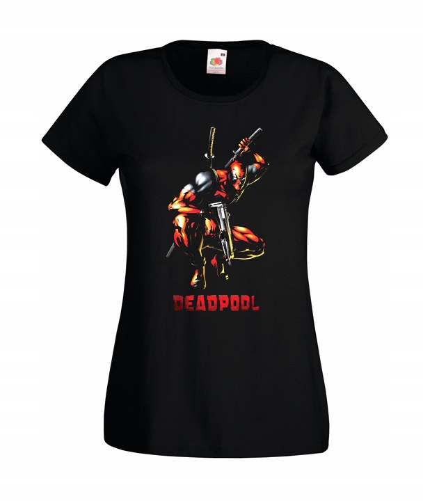 

M Koszulka Damska Deadpool Marvel Dead Pool Wzor