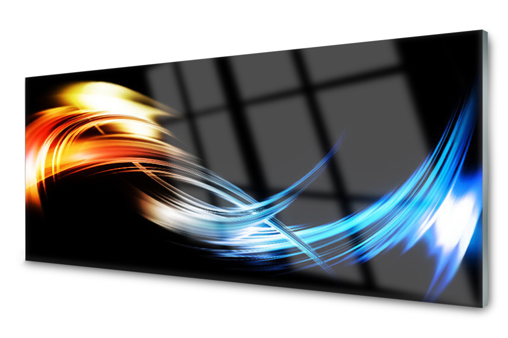 

Panel szklany do kuchni Abstrakcja Art 125x50