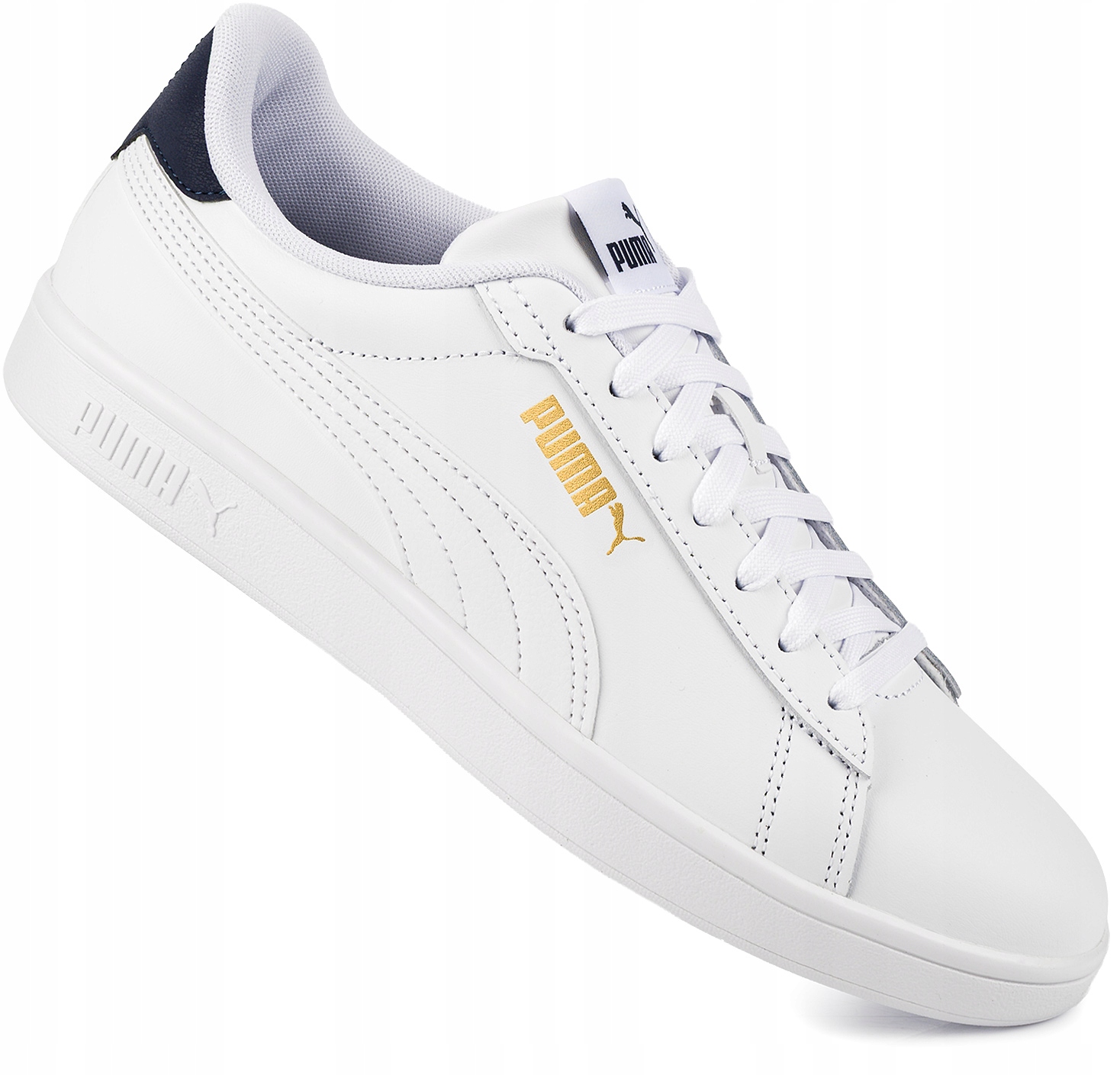 Buty Męskie Puma Sportowe Sneakersy Trampki Skórzane Białe r. 44