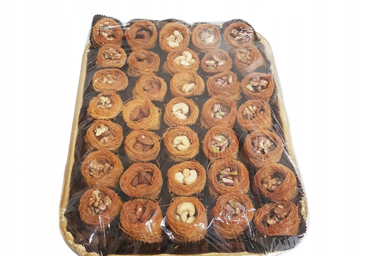 Levně Baklava do zásuvky 2 kg kadayef Kadaief s pistáciovými ořechy