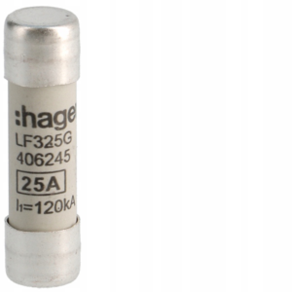 

Wkładka cylindryczna 10x38mm gG 25A 400VAC LF325G