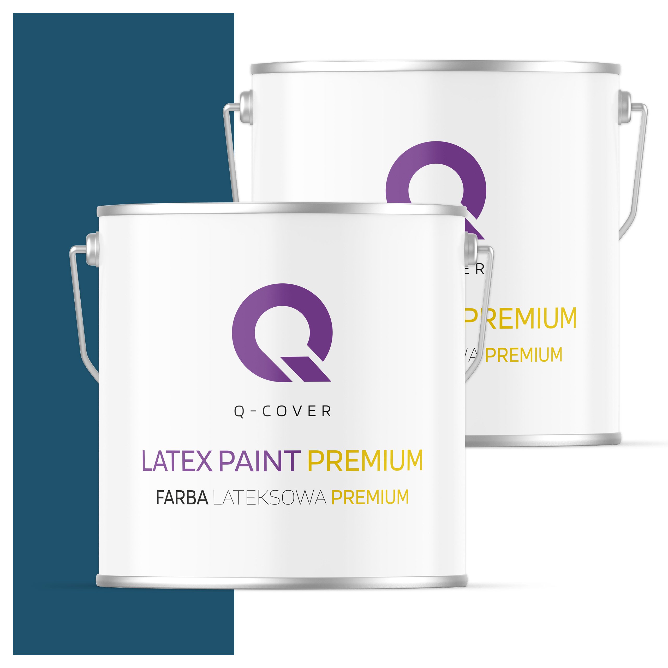 Umývateľná farba na steny stropov 5L Hlboká matná Tmavomodrá H0508