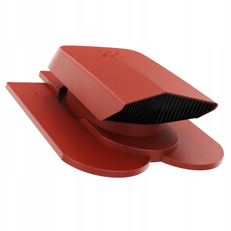 Větrací otvor pro ventilaci kaprů s krajkou Červený