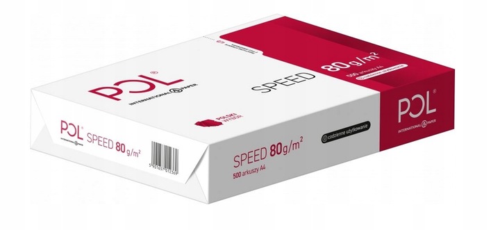 PAPIER A4 KSERO 80g/m BIAŁY DO DRUKARKI POLSPEED KARTON 5x500 ARKUSZY 5 RYZ Liczba sztuk w ofercie 2500 szt.