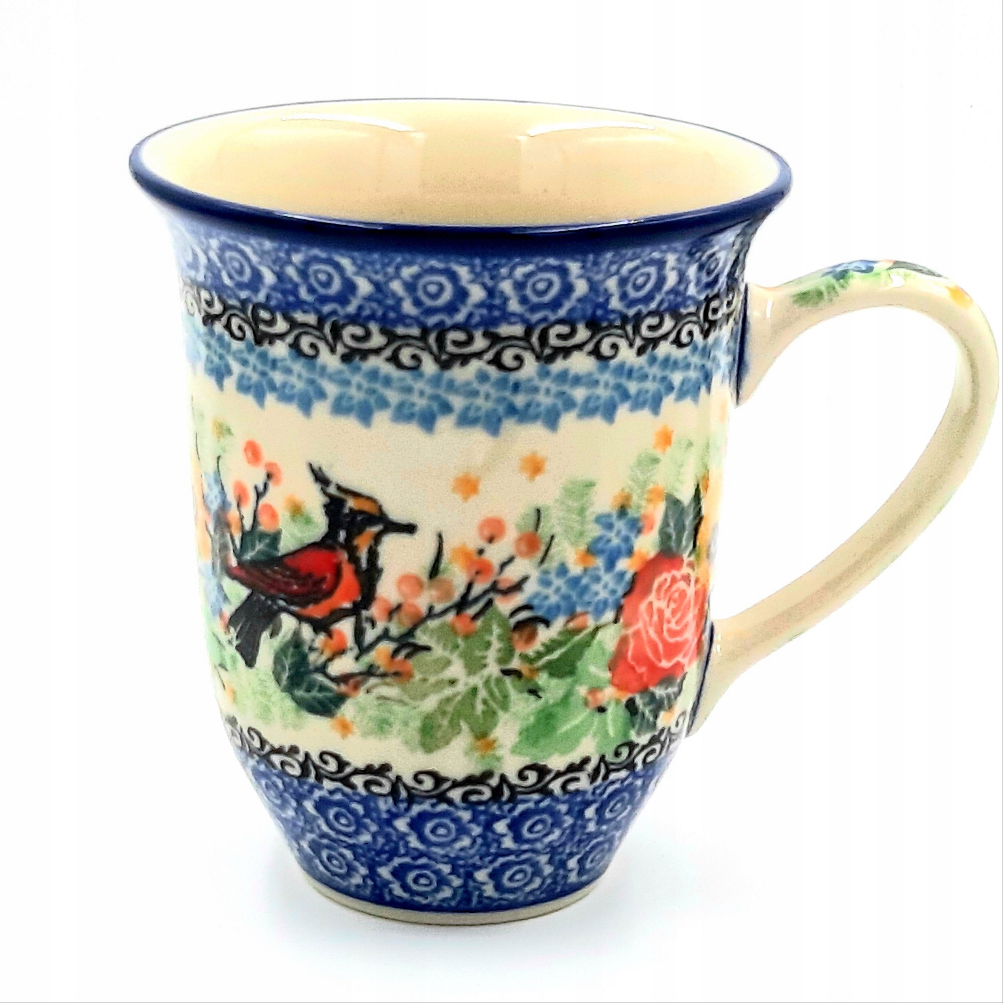 KUBEK V: 0,45L UNIKAT CERAMIKA BOLESŁAWIEC