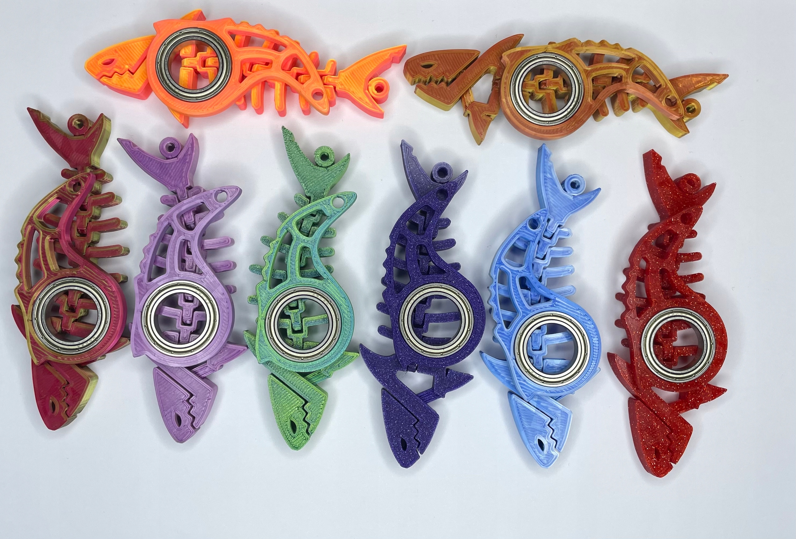 KEYRAMBIT ZESTAW + FLEXI REKIN 11cm KOLOR CZARNY TIKTOK by fiflak848 Rodzaj Fidget Spinner