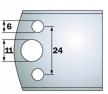 CMT Noże HSS 40x4 mm 690.098 Rodzaj frezu kształtowy