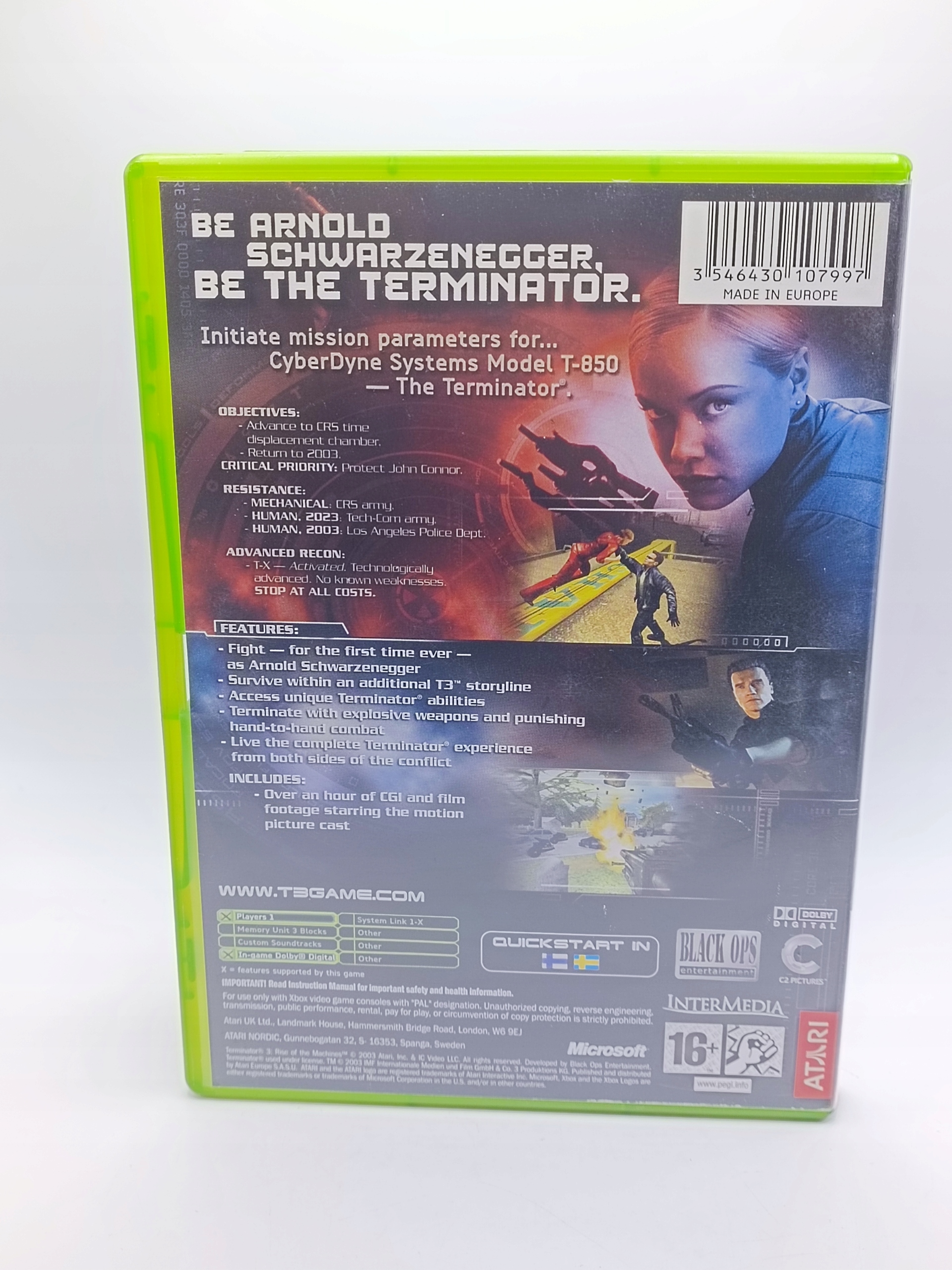 GRA TERMINATOR 3 RISE OF THE MACHINES NA XBOX Tematyka gry akcji
