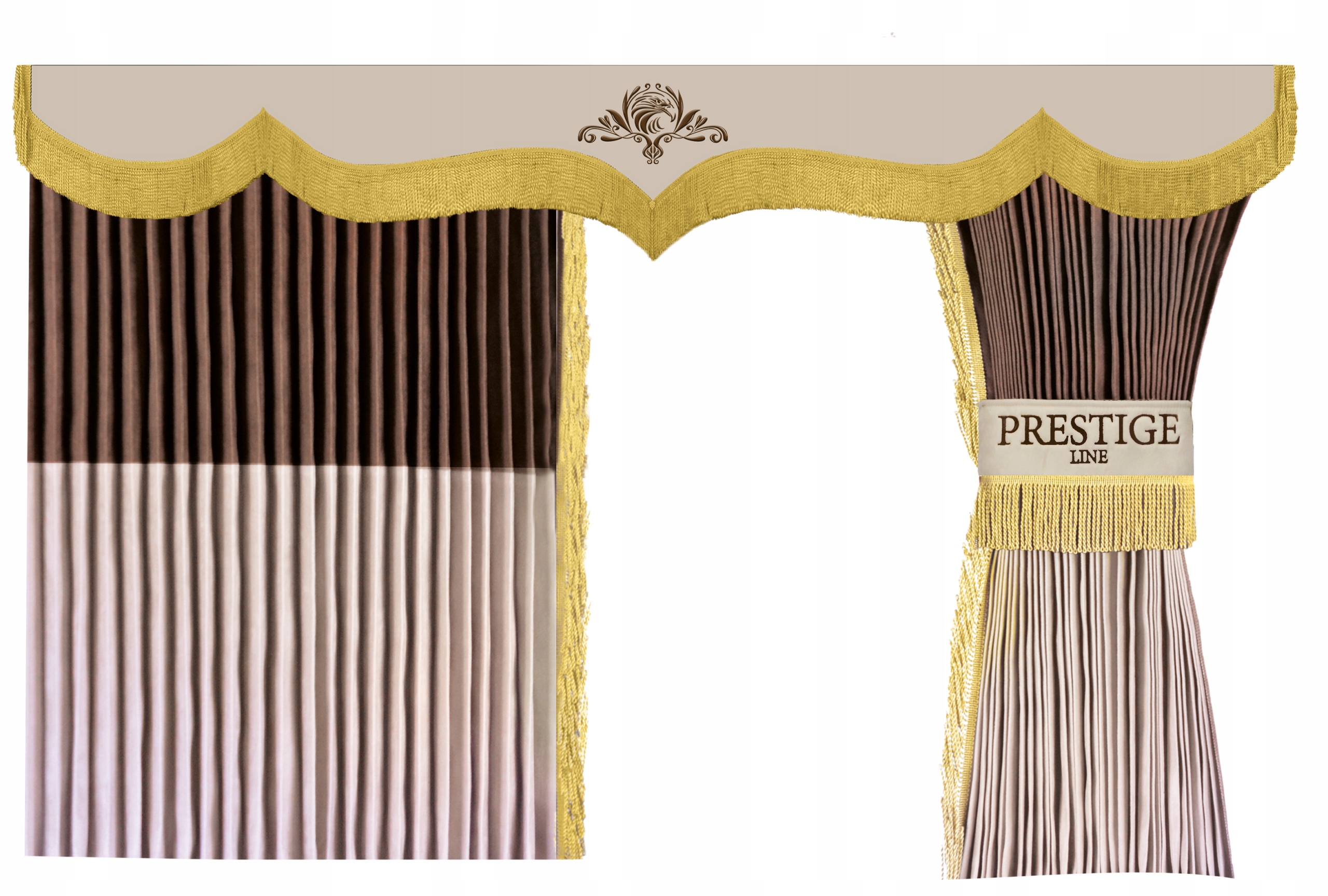 Zasłony zasłonki Plisowane PRESTIGE-LINE DAF TIR