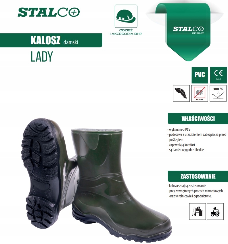 STALCO KALOSZ LADY ROZM. 38 S-47947 Rodzaj buta gumowce