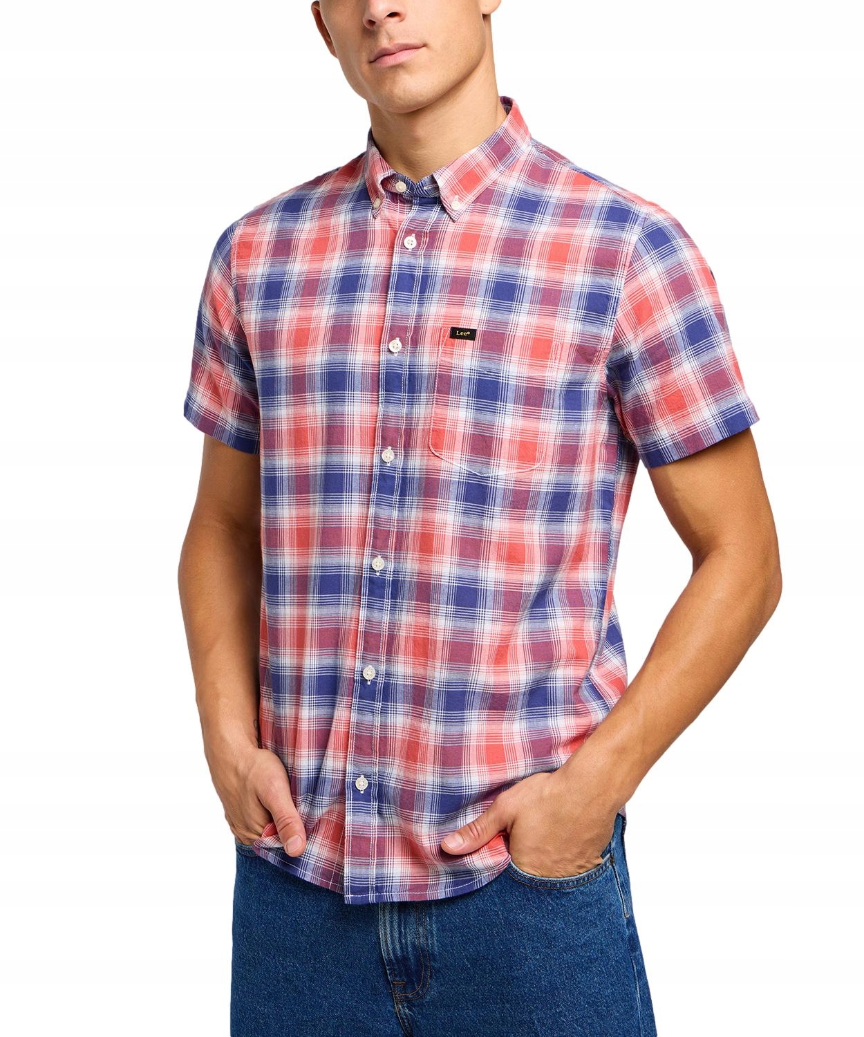 Košile Lee Ss Button Down 112349962 Poppy S