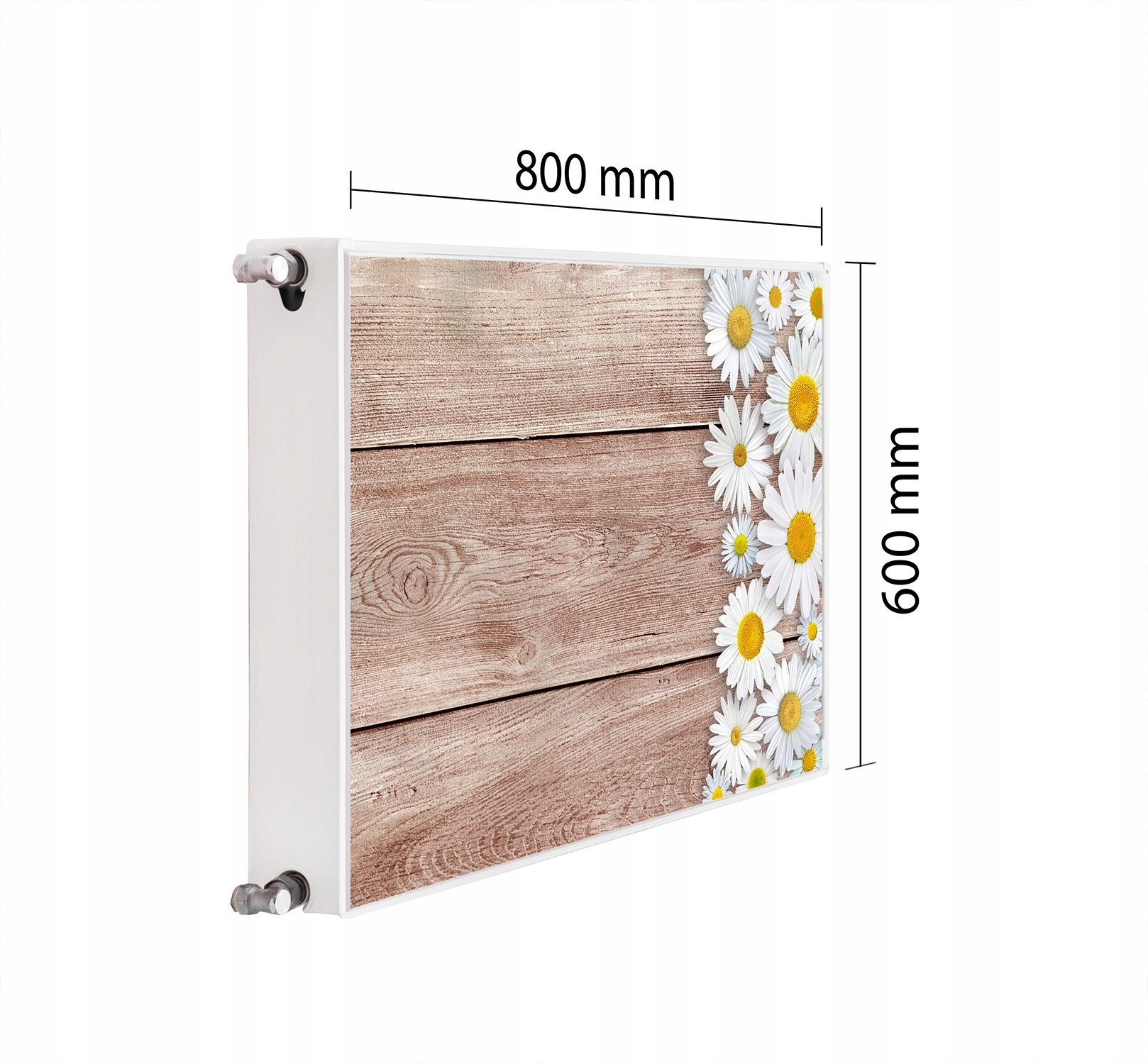 Magnetická Krytka Na Radiátor 80x60 Dřevo Podložka Magnet