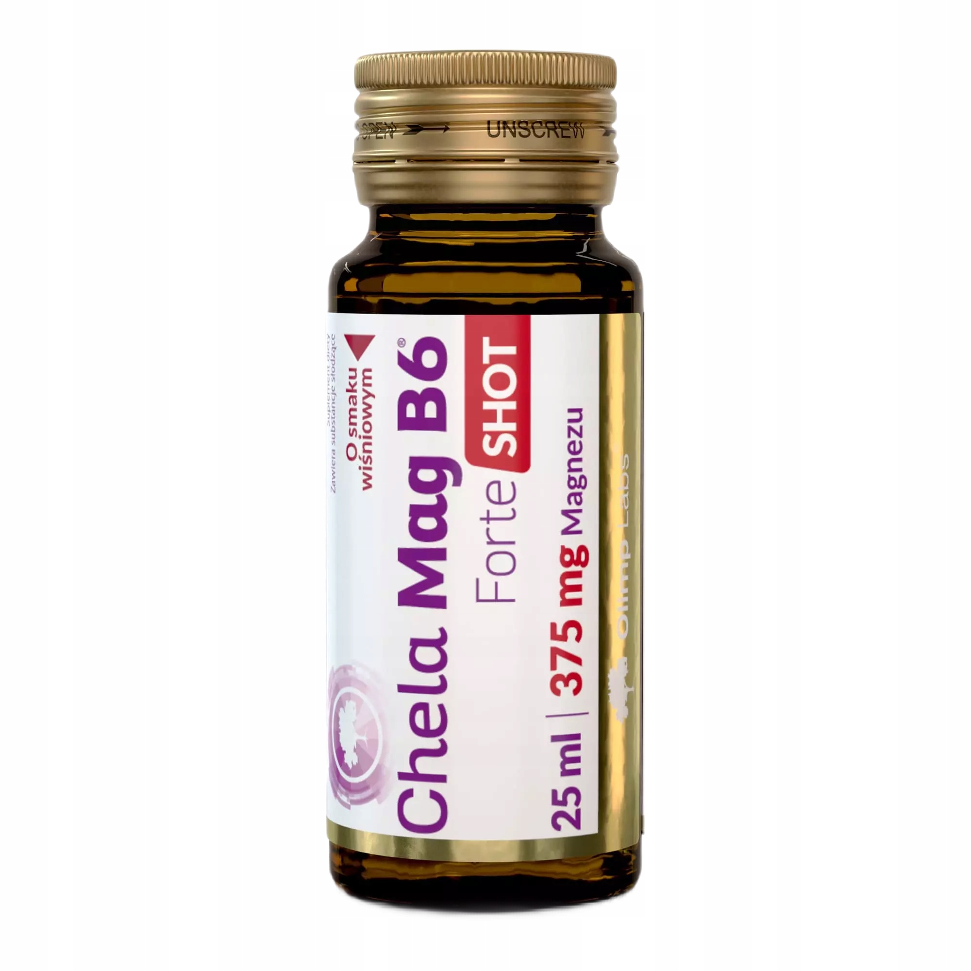 OLIMP CHELA MAG B6 FORTE SHOT SMAK WIŚNIOWY 25 ML