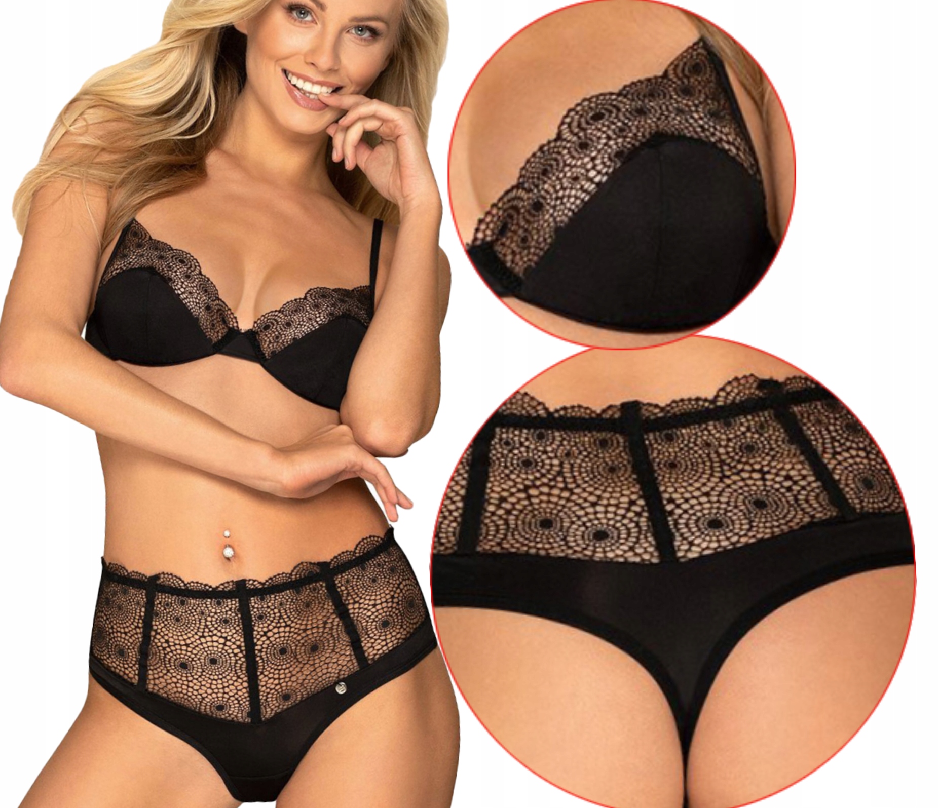 SEXY Modelujacy Komplet+KULA DO KAPIELI Z FEROMONAMI Majtki wysoki stan XXL Linia plus size (duże rozmiary)