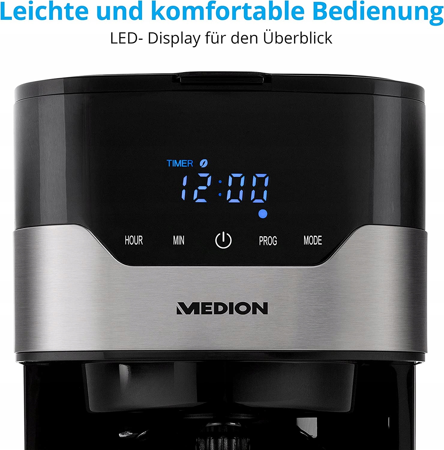 NIEMIECKI PRZELEWOWY EKSPRES DO KAWY Z TERMOSEM 8 FILIŻANEK 900W Model MD 18458