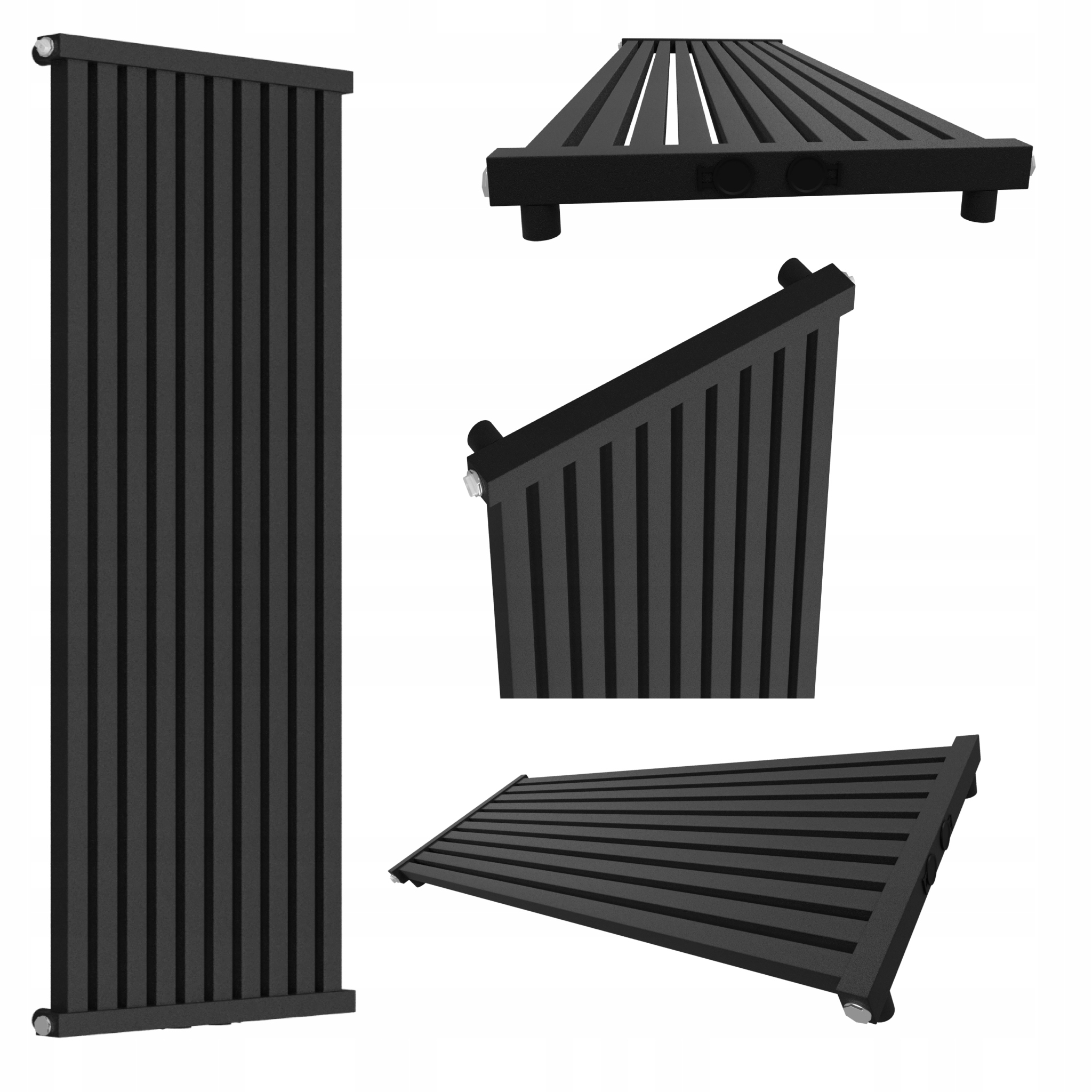 Dekorativní radiátor Radiator 120x46 Černý Str