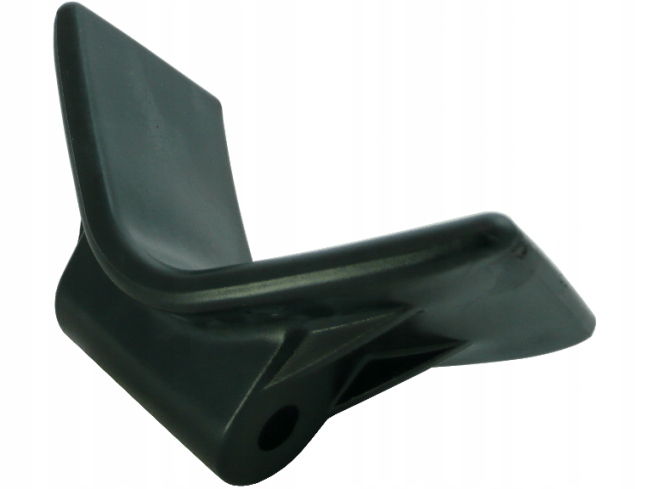 

Dziobnica czarna 70x150 mm przyczepy podłodziowej