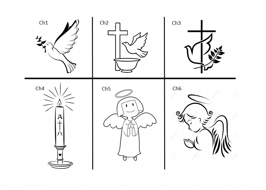 Ramka na zdjęcie 6805 Chrzest Święty 13,5x18,5cm Model SE6805RAM/3XL