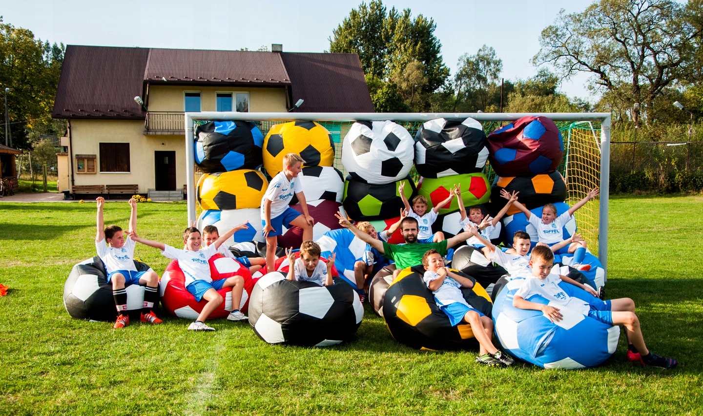 WIELKA Pufa-fotel Pilka Nożna XXXL Ekoskóra TOFFEL Informacje dodatkowe puf otwierany