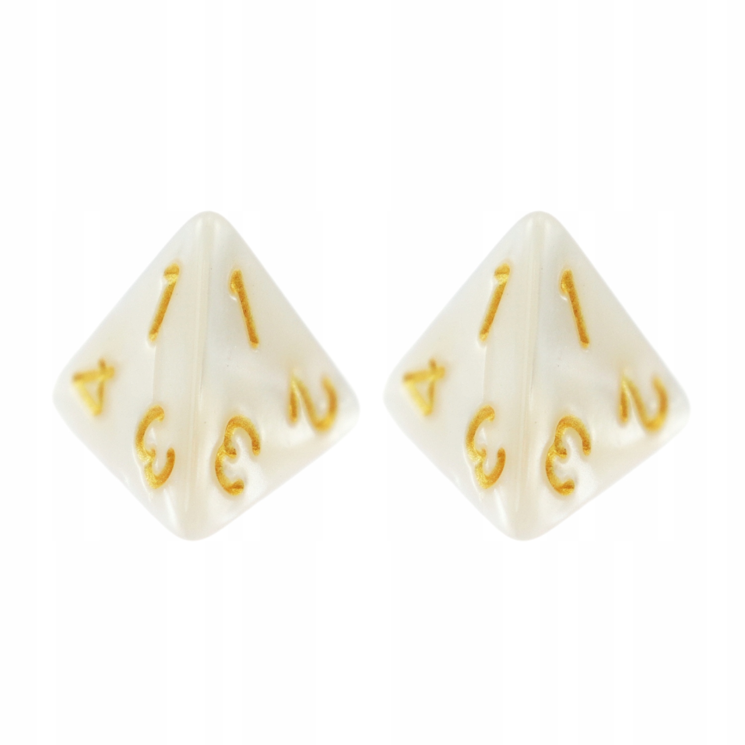 ZESTAW 2X KOŚĆ CZTEROŚCIENNA K4 RPG ŚNIEŻNA KRAINA